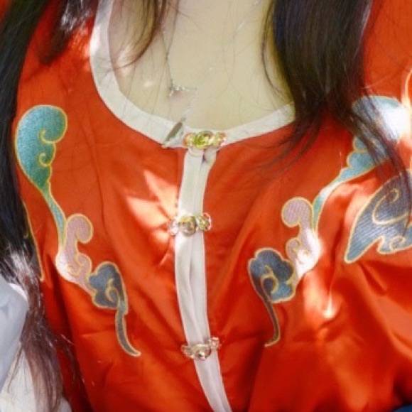 red green hanfu - Picture 4 of 5